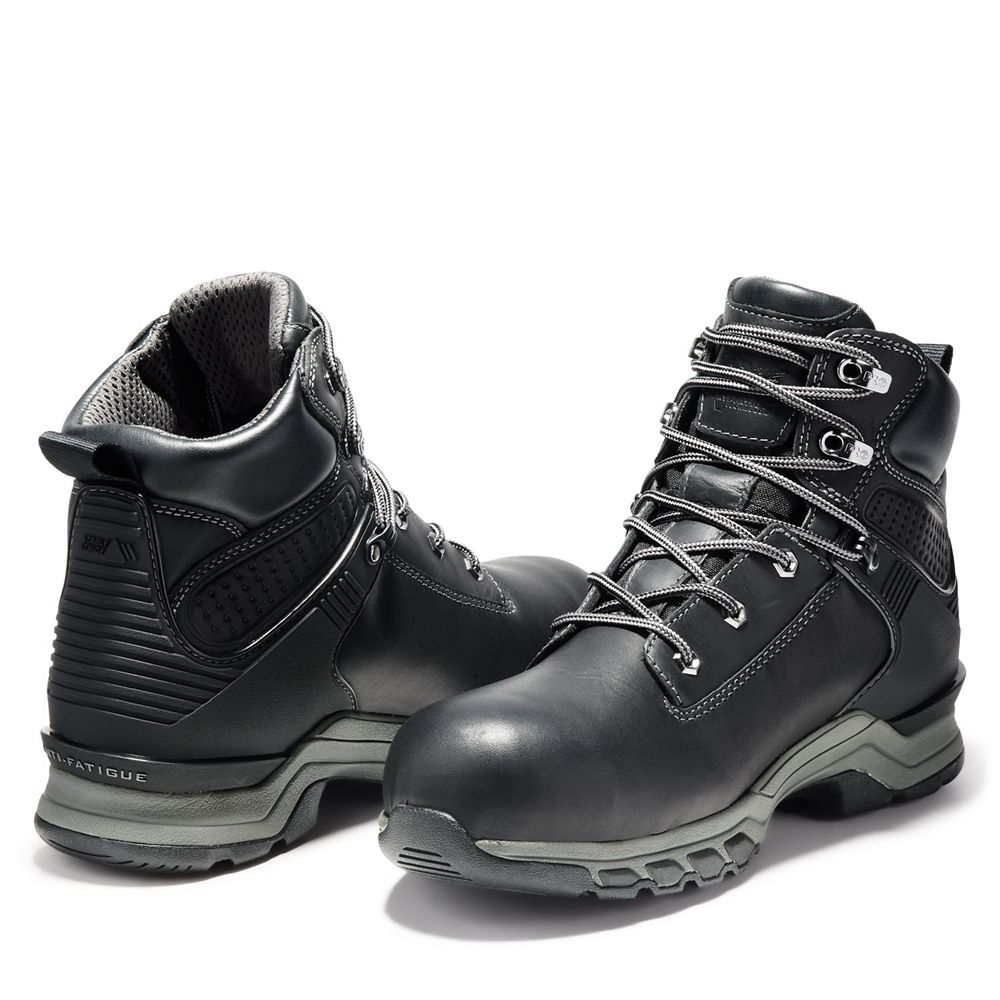 Bocanci De Muncă Timberland Barbati Negrii - Pro® Hypercharge 6\" Comp Toe - Romania - GKIDVR820